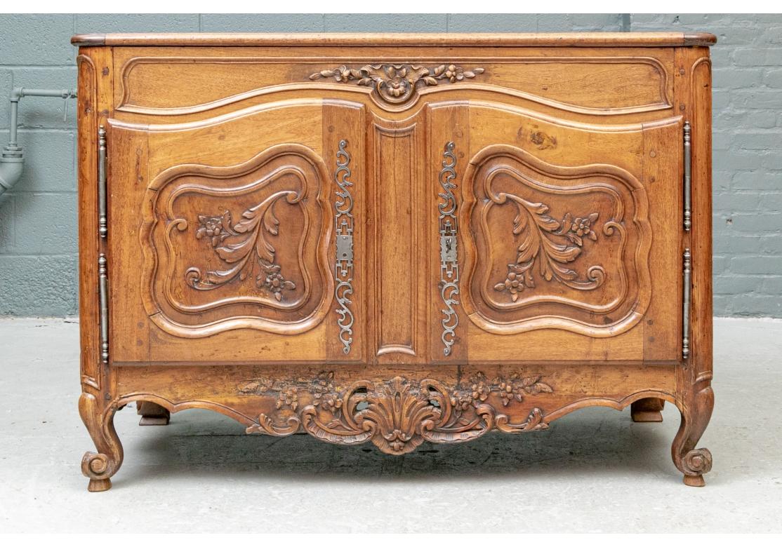 French Provincial Fine Antique Provincial French Walnut Buffet For Sale