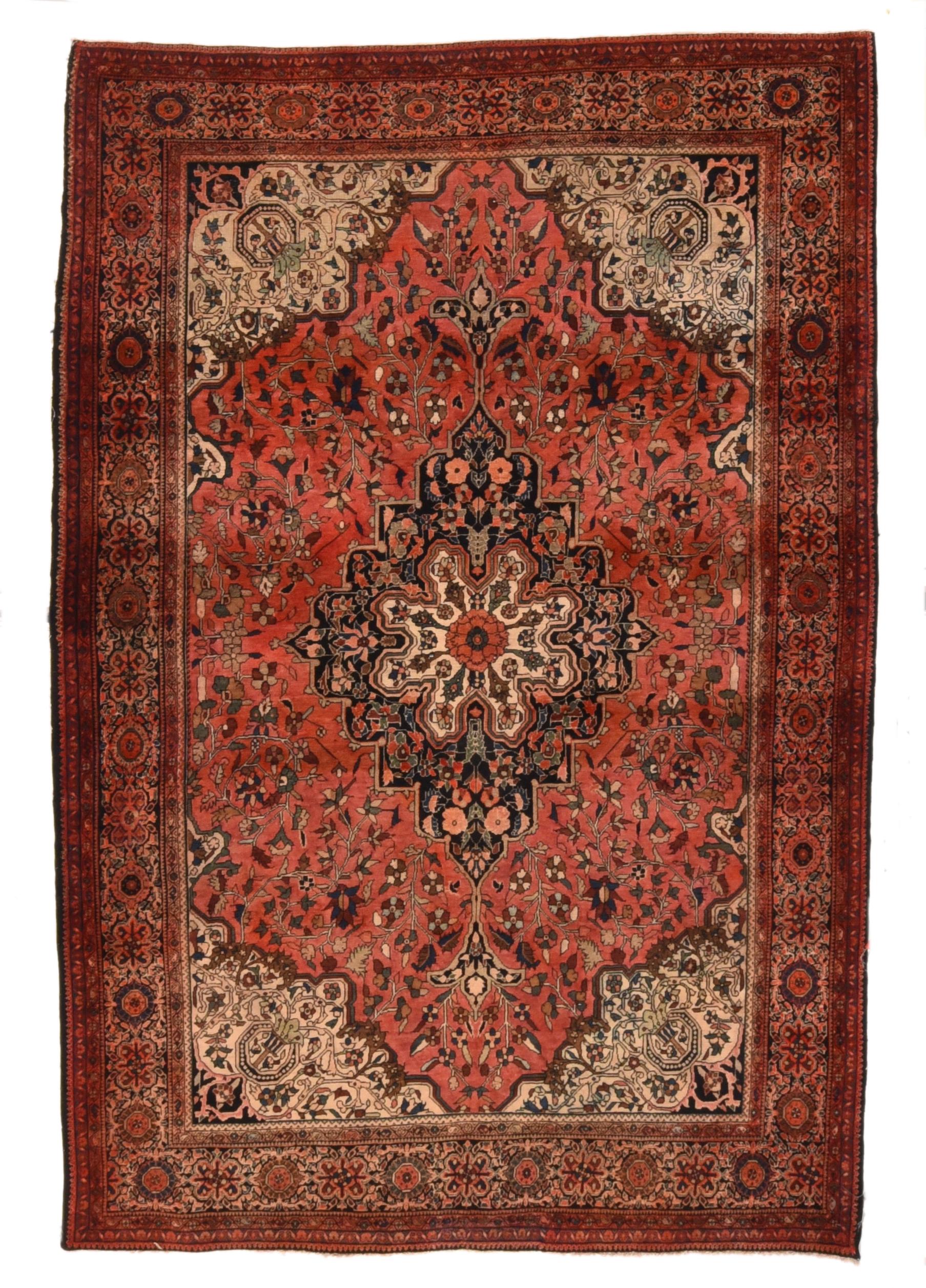 Antiker persischer Farahan Sarouk-Teppich (Persisch) im Angebot