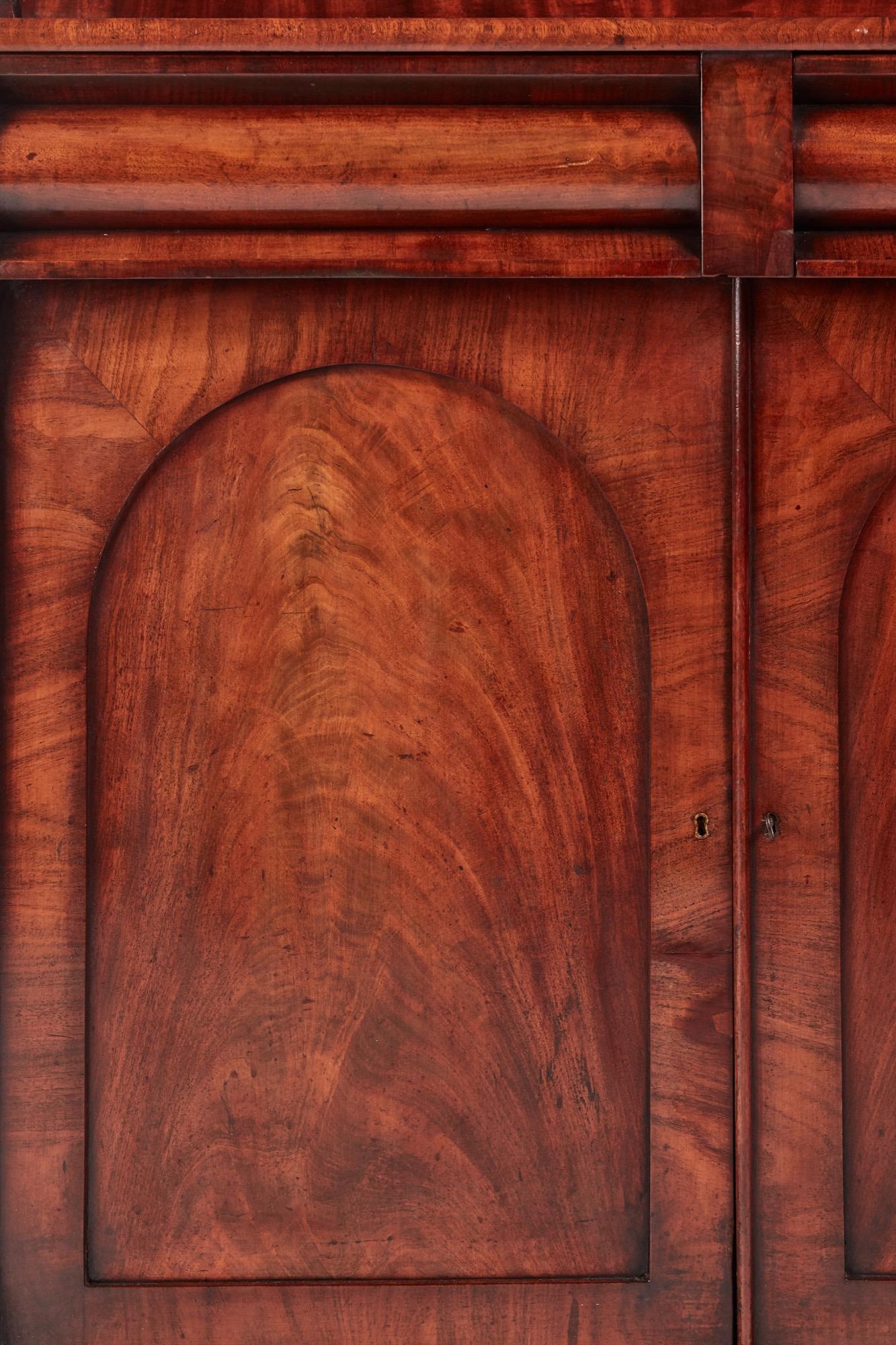 Fine Antique Regency Carved Mahogany Chiffonier 1