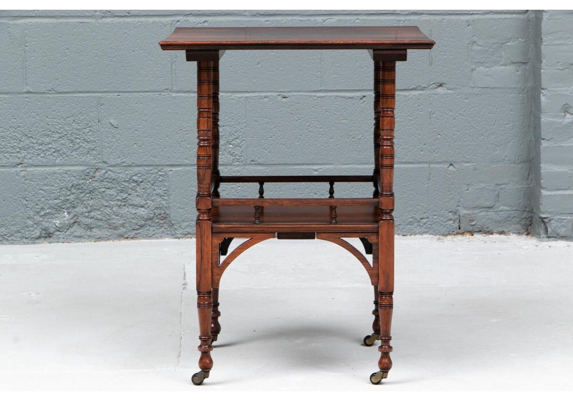 Edwards and Roberts produced furniture starting in 1845 in London, England. Their name became synonymous with expert craftsmanship, style and quality. This superb and rare Rosewood table bears a partial paper label identifying the esteemed furniture