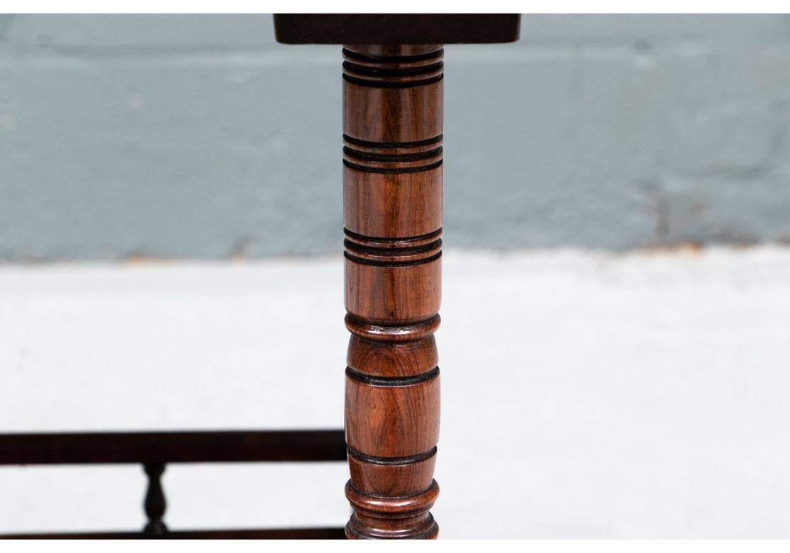 English Fine Antique Rosewood Aesthetic Style Table by Edwards And Roberts/ London For Sale