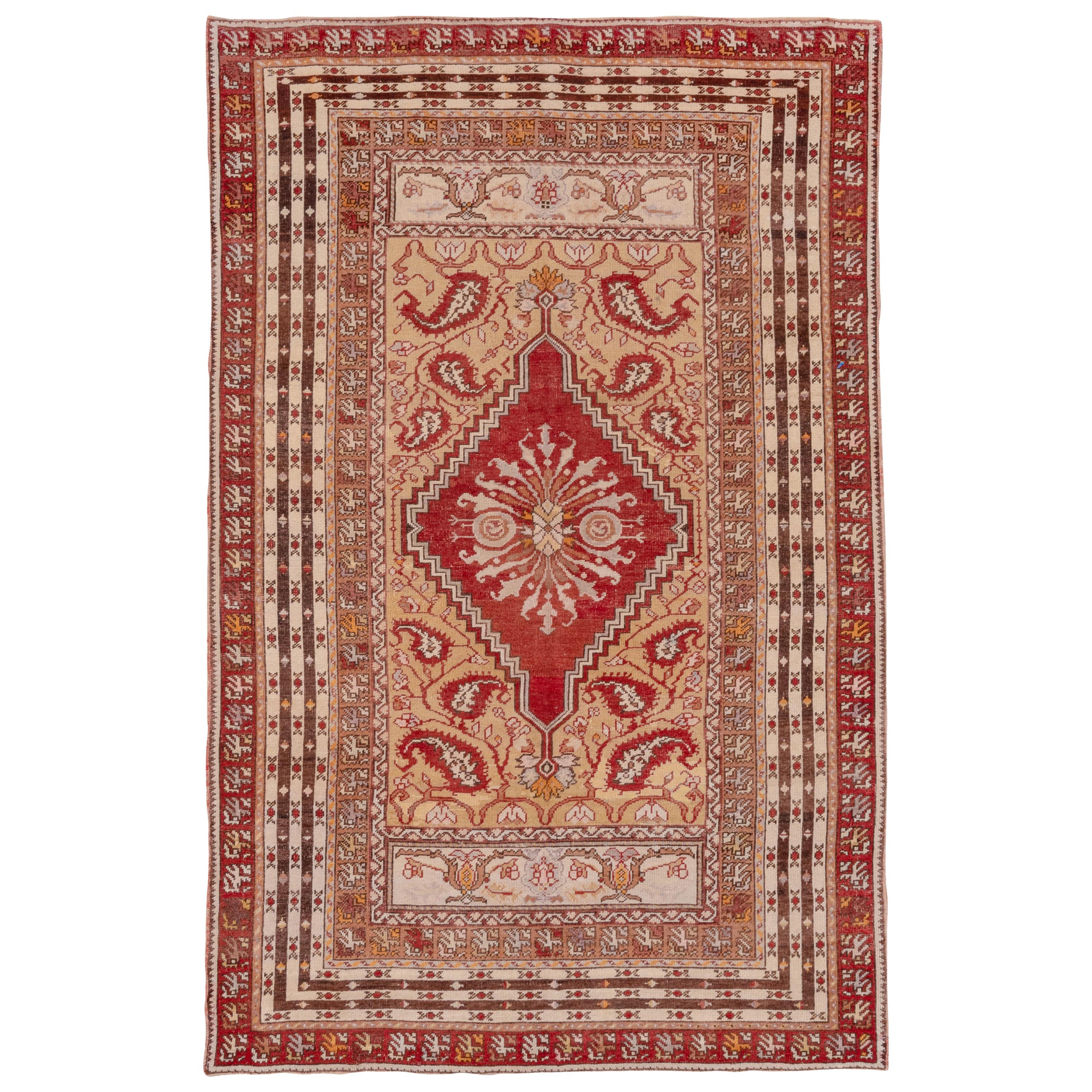 Fine Weave Antique Sivas Rug with Neutral Color Palette and Pops of ...