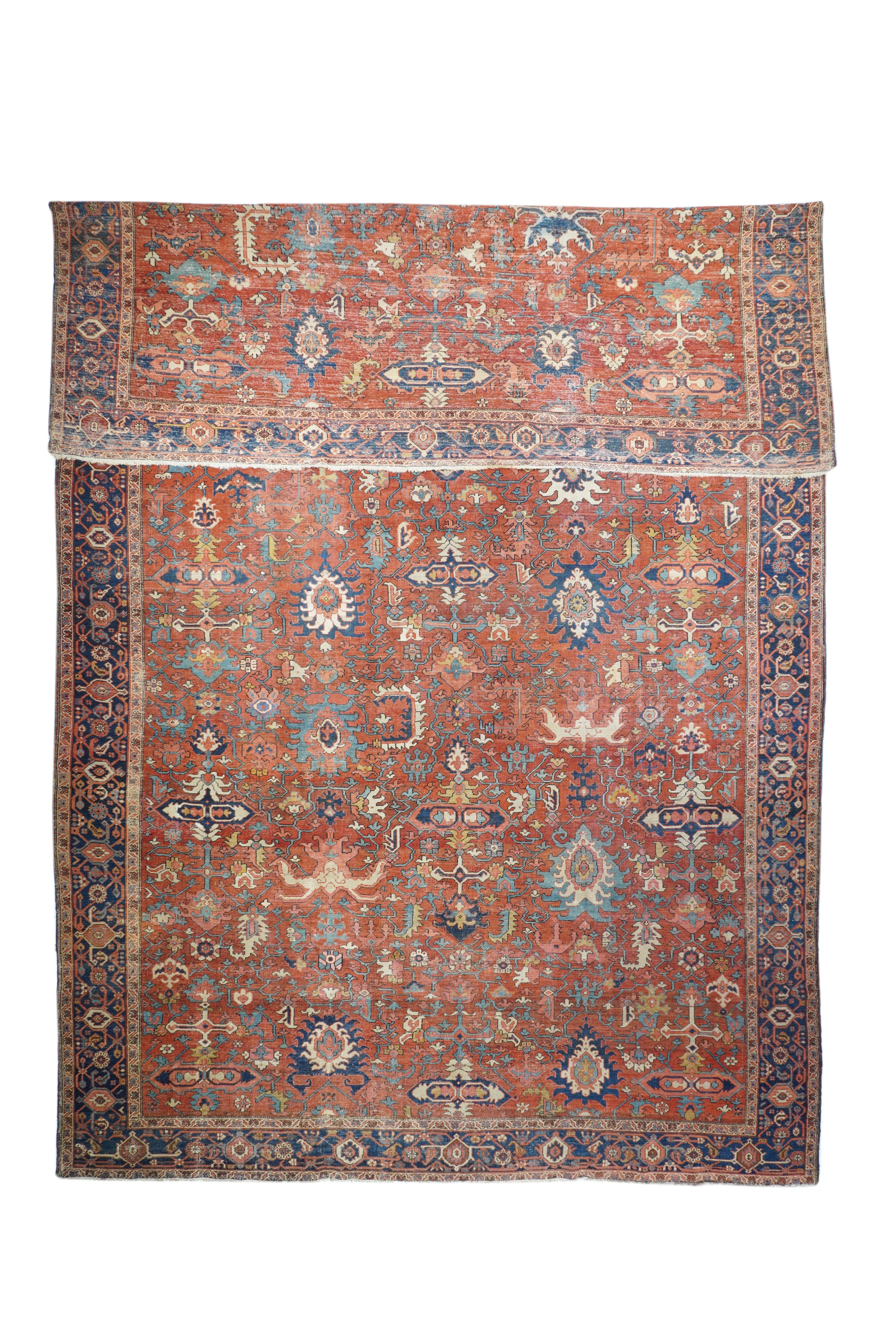 Feiner antiker Serapi-Teppich 11'5'' x 17'10''.