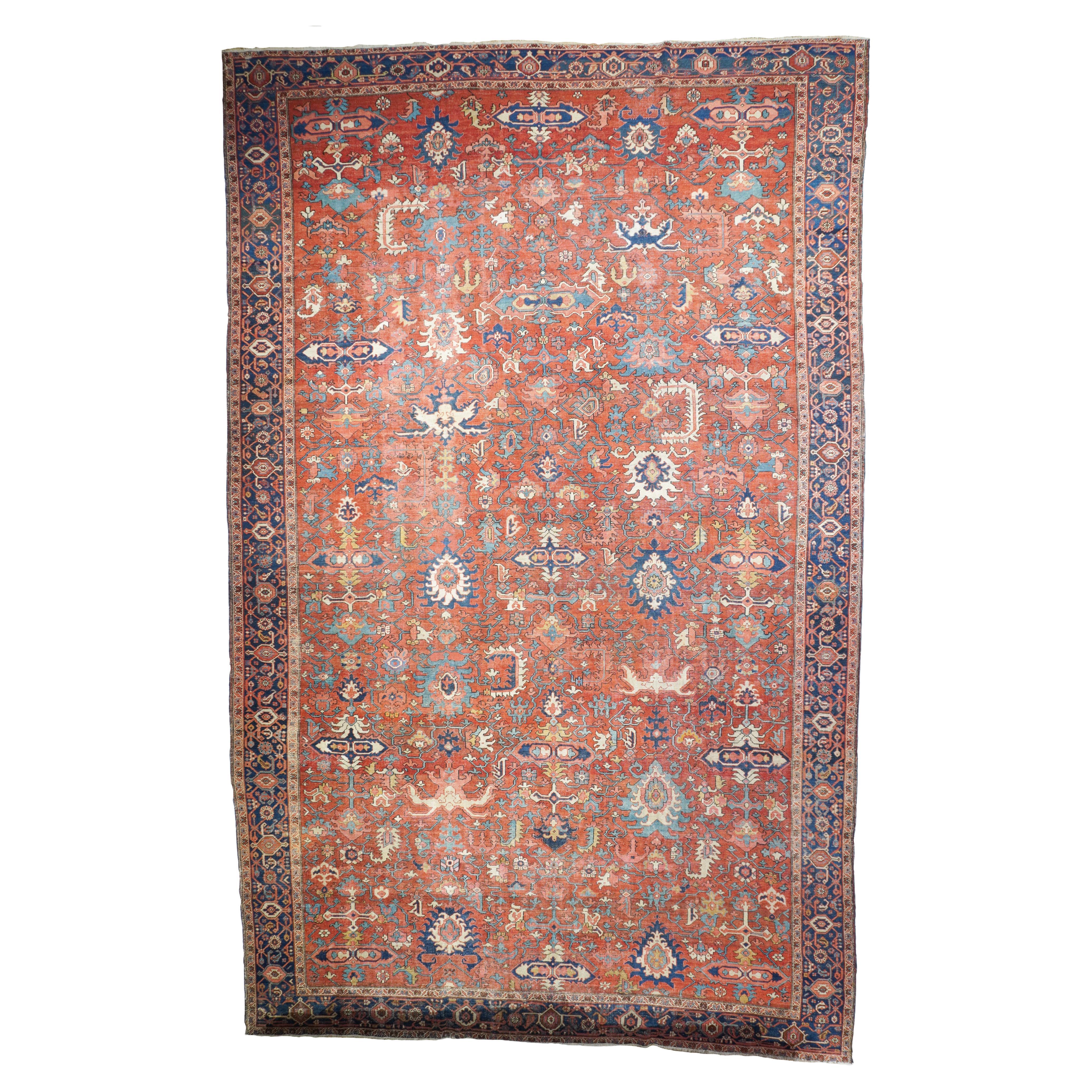 Fine Antique Serapi Rug 11'5'' x 17'10''