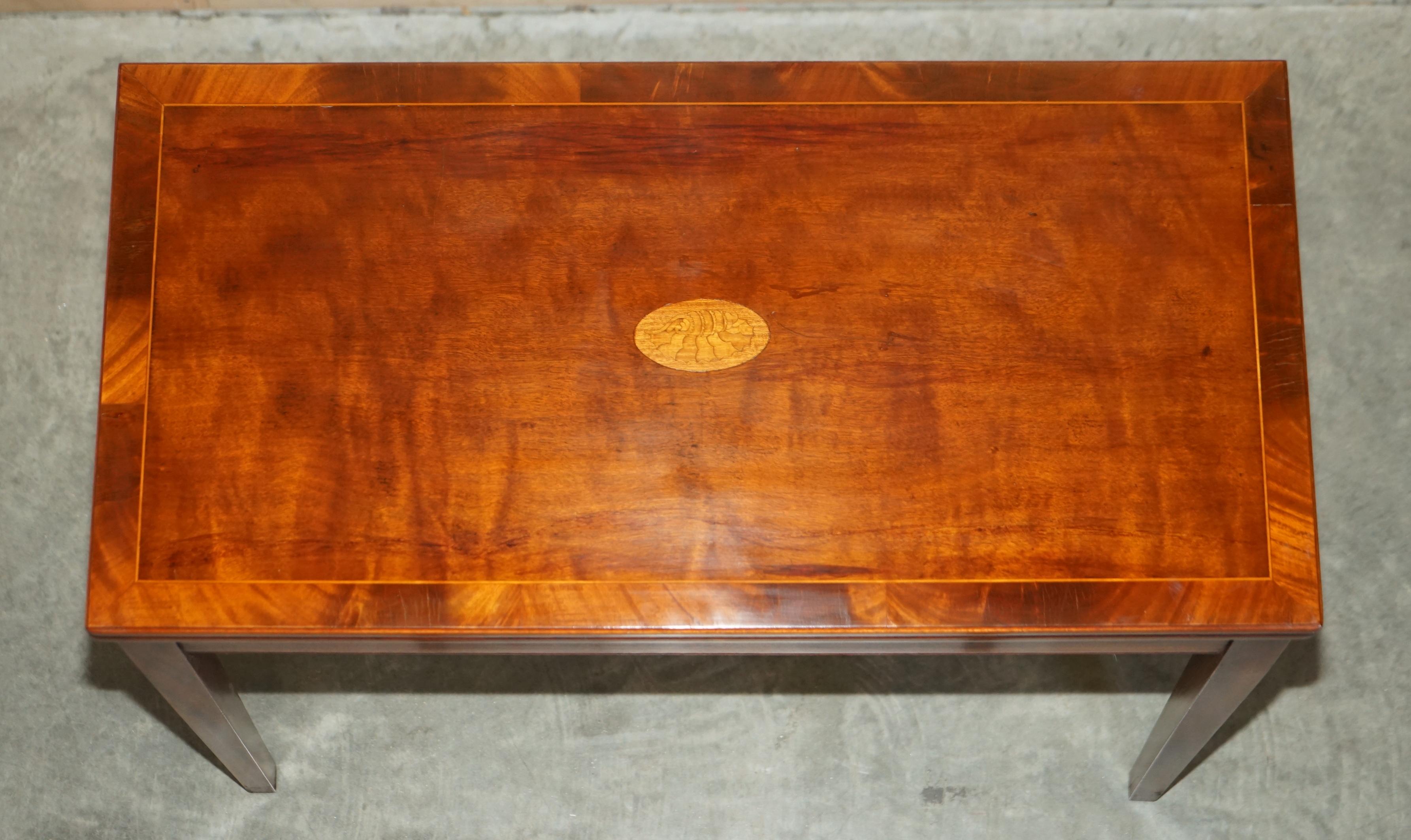 Hardwood FINE ANTIQUE SHERATON BURR & BURL WALNUT CARD GAMES TABLE WITH SATINWOOD DETAiL For Sale