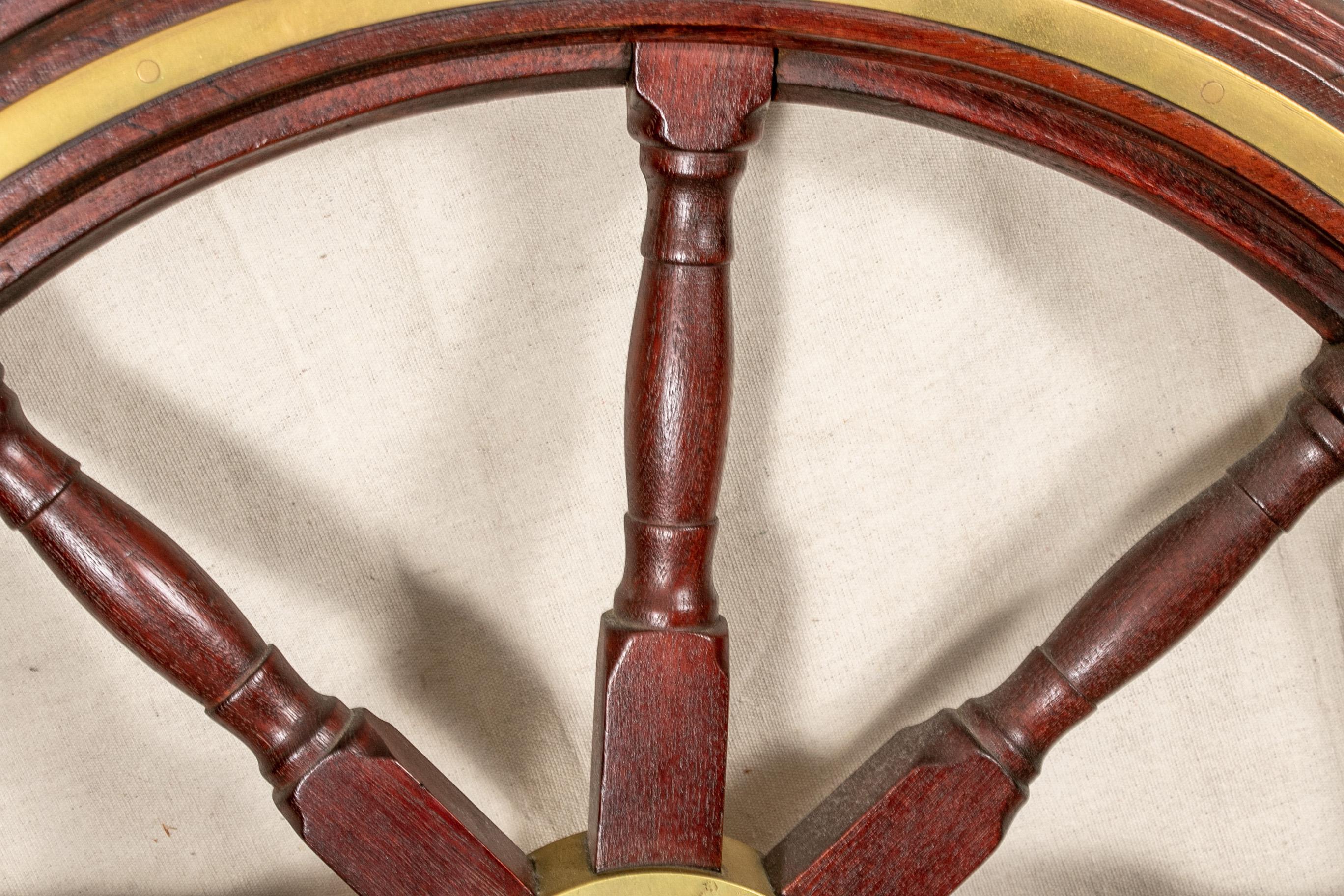 Rustic Fine Antique Ship's Wheel