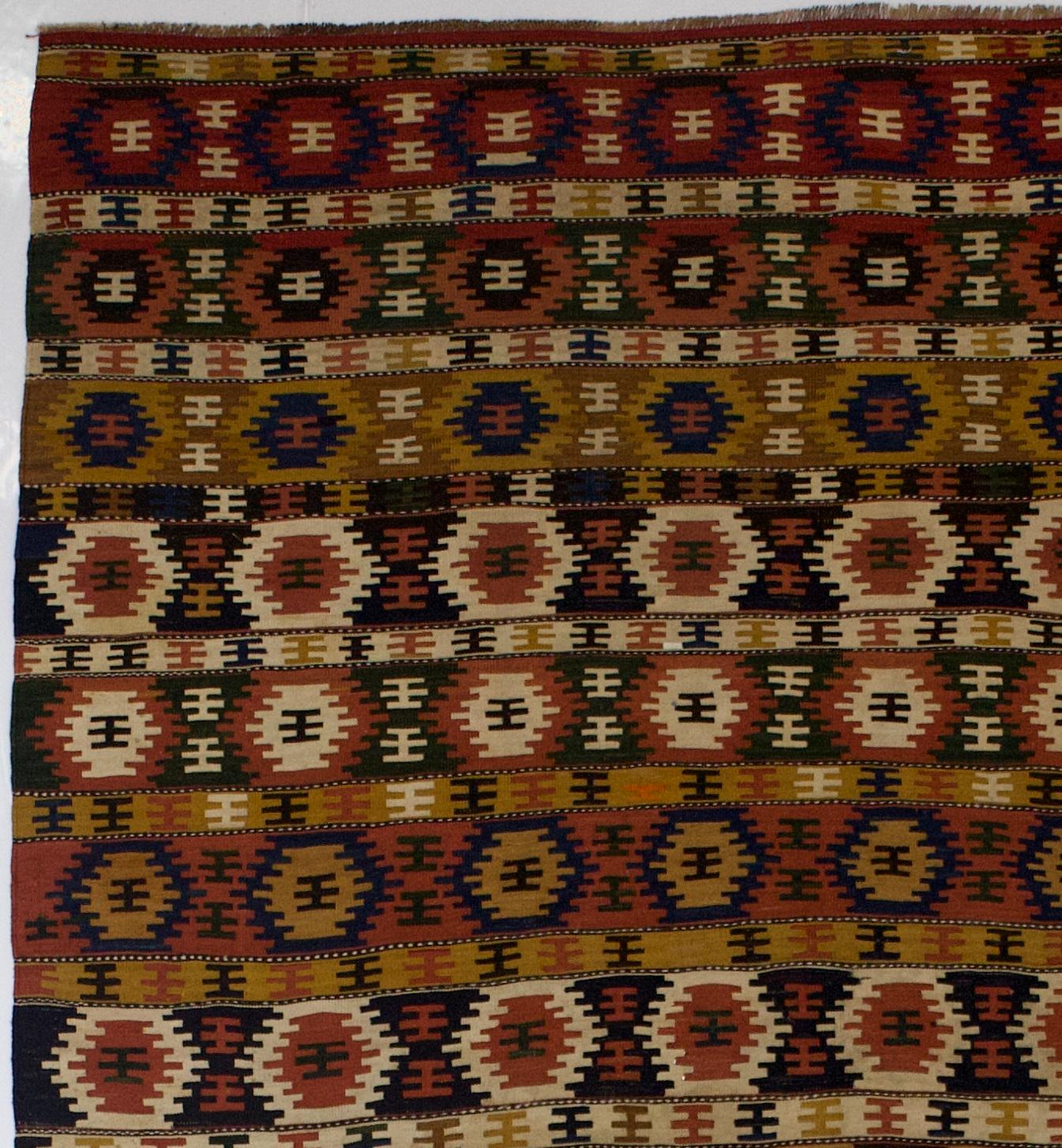 Fine Antique Shirvan Kilim Rug 5’11