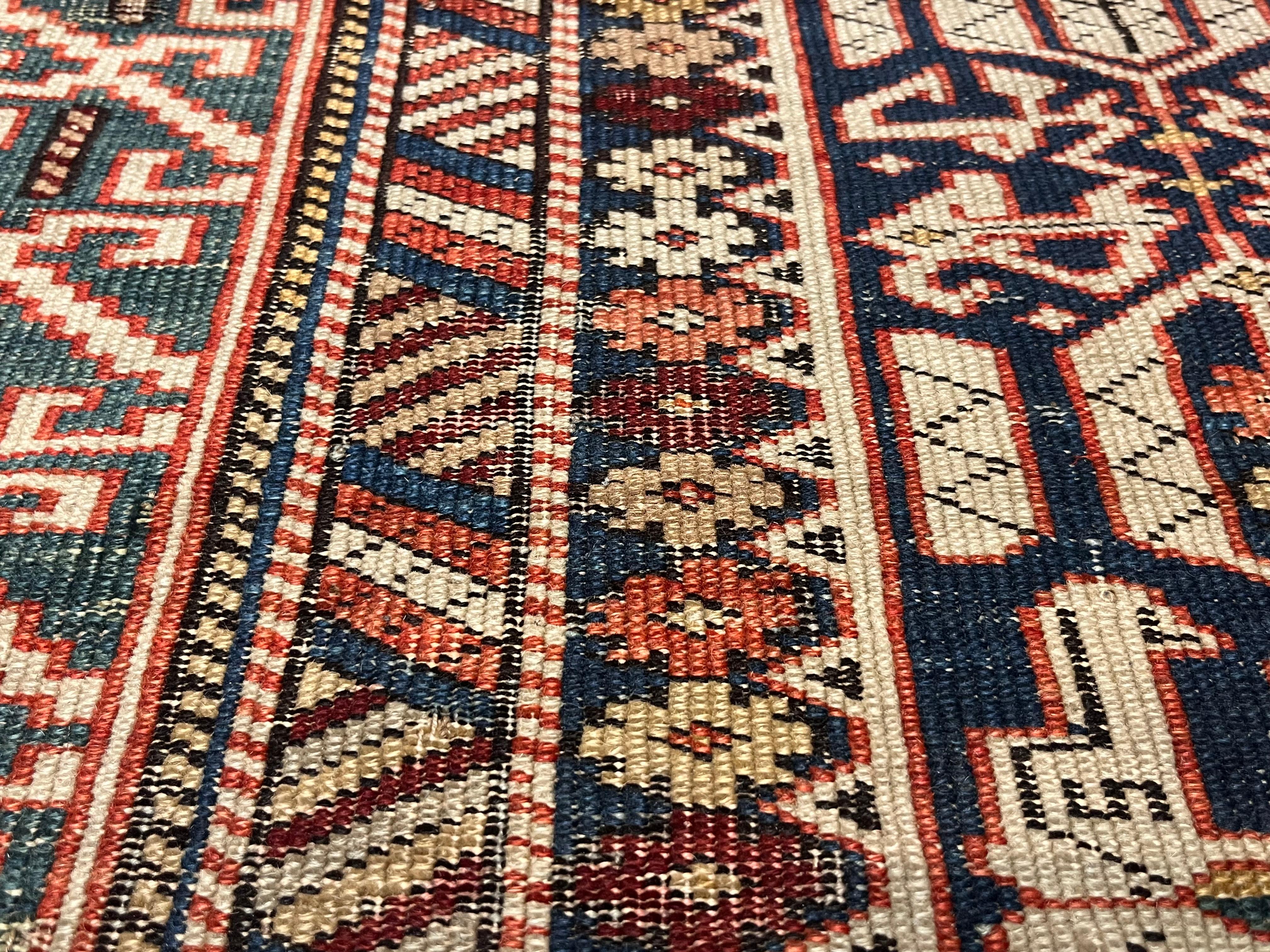 Tapis ancien Shirvan Konagand 3'9