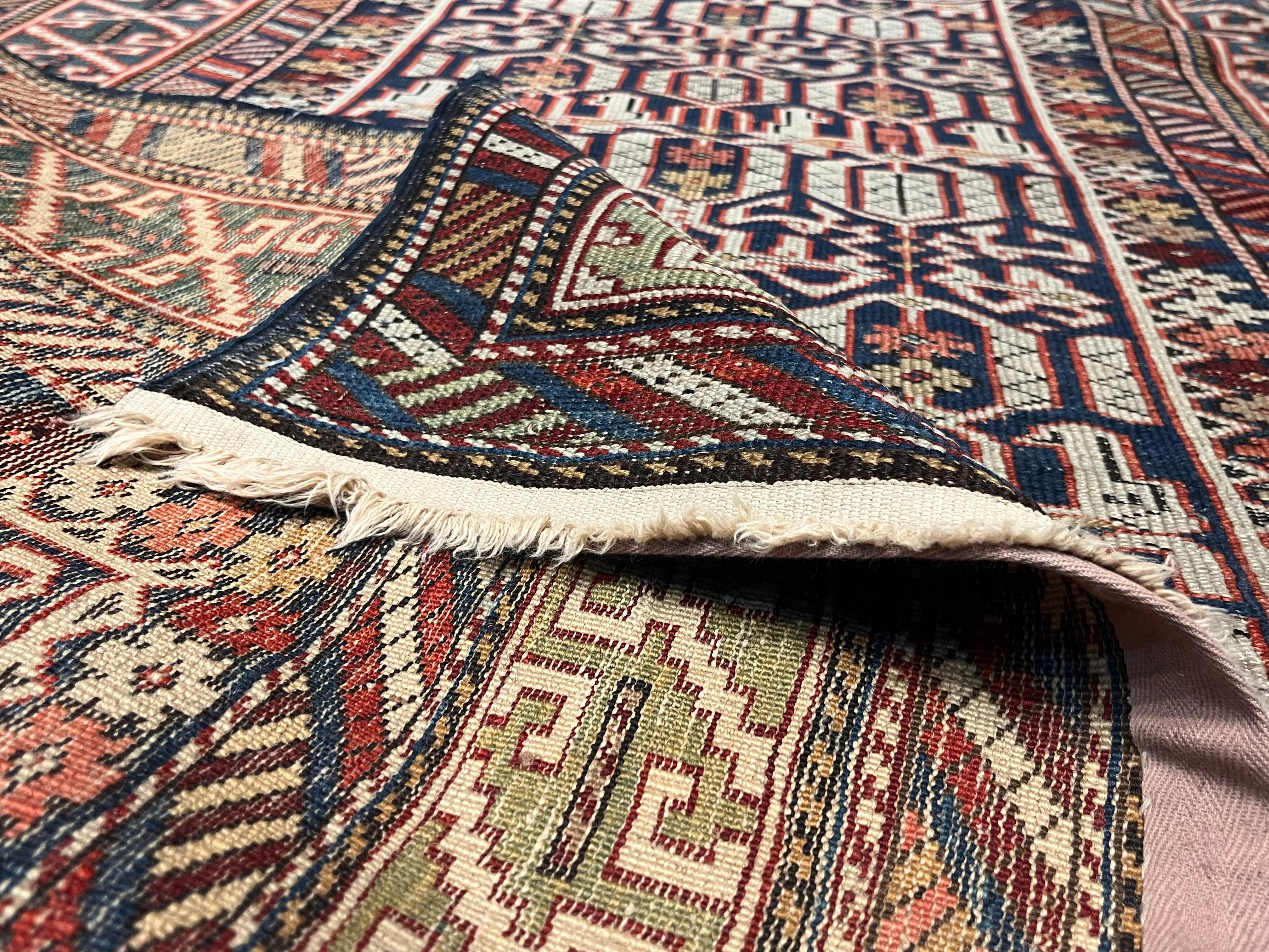 Tapis ancien Shirvan Konagand 3'9