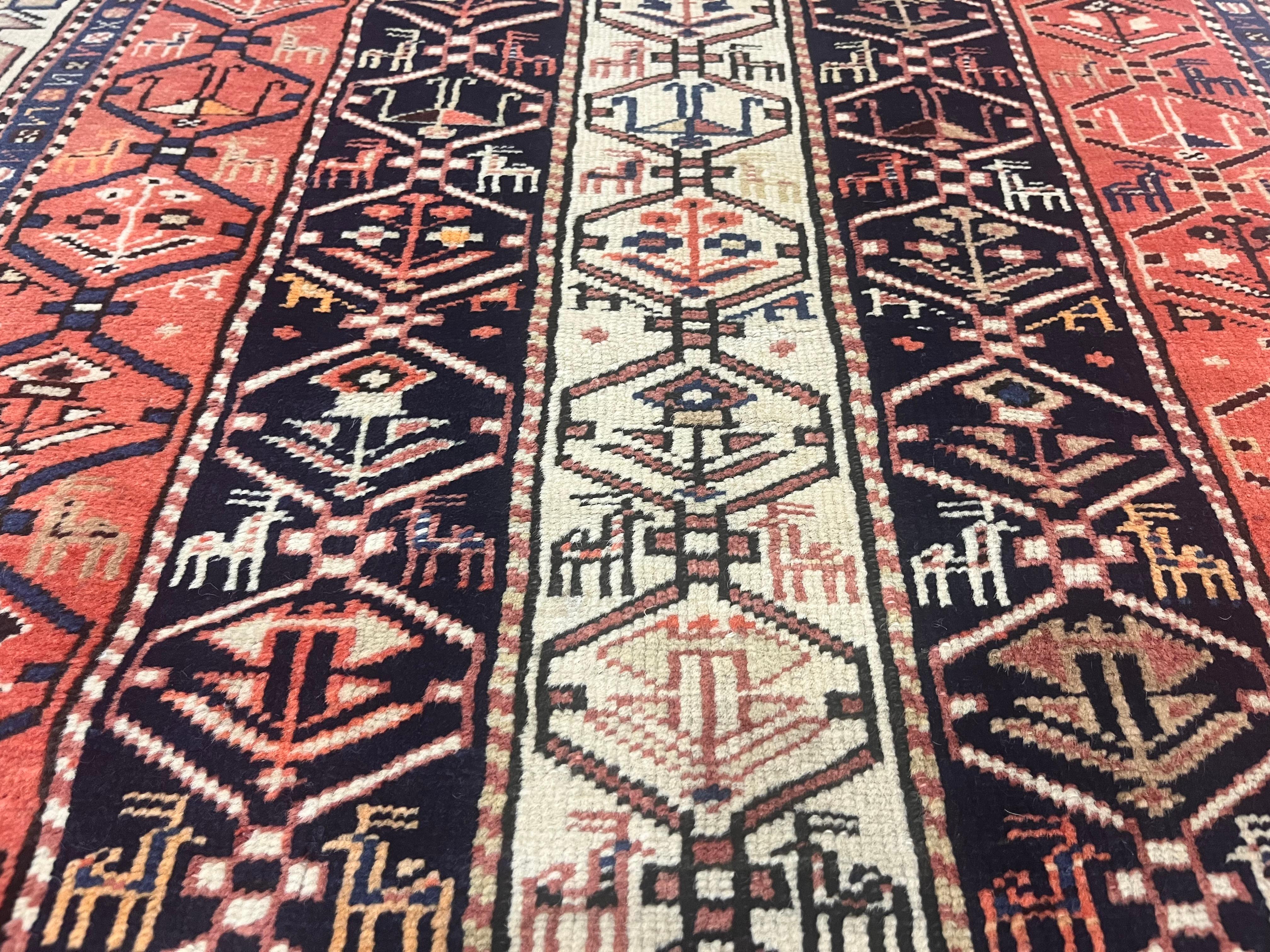 Caucasian Fine Antique Shirvan Prayer Rug 3'3
