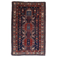 Antique Caucasian Shirvan Area Rug 3'6" x 5'5"