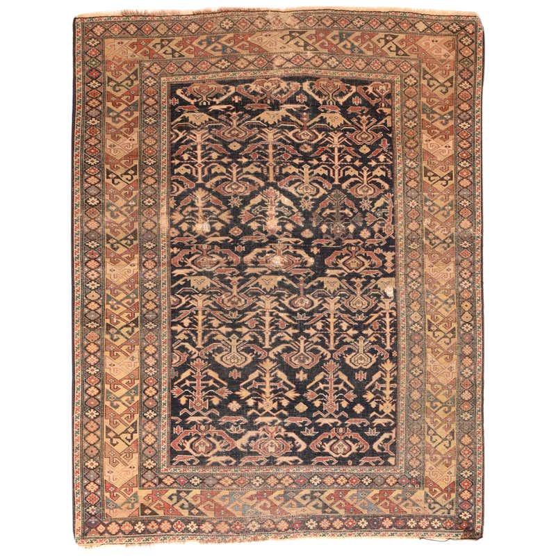 Antique Caucasian Lesghi Star Rug, circa 1880 For Sale at 1stDibs