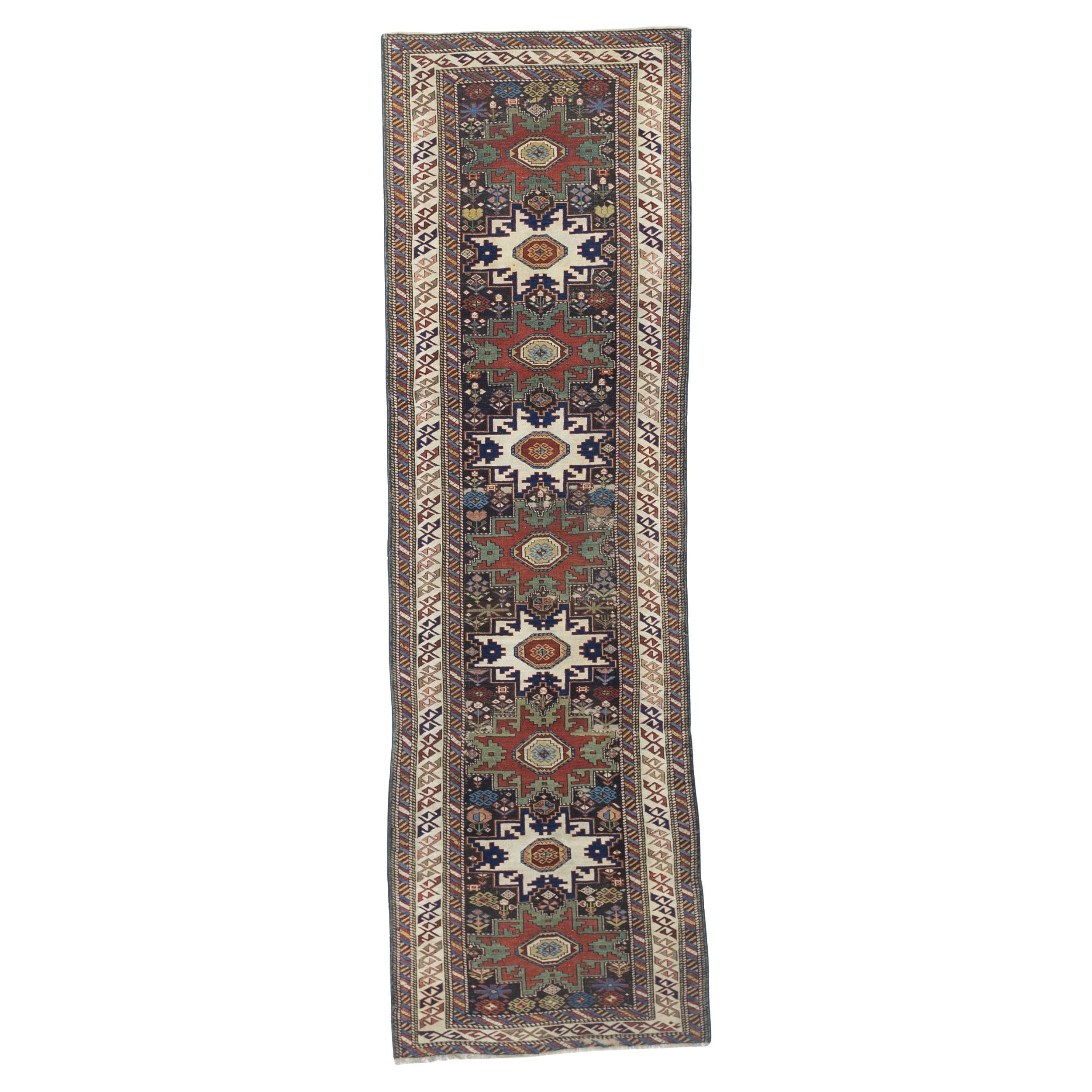 Fine Antique Shirvan Wool Rug 2'11" x 9’10”