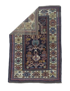 Fine Antique Shirvan Wool Rug 3'3" x 4'11"