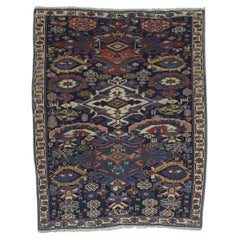 Feiner antiker Shirvan-Wollteppich 3'6" x 4'3"