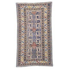 Tappeto antico in lana Shirvan 3'8" x 6'10"