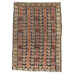 Fine Antique Shirvan Wool Rug 4'0" x 5’6"