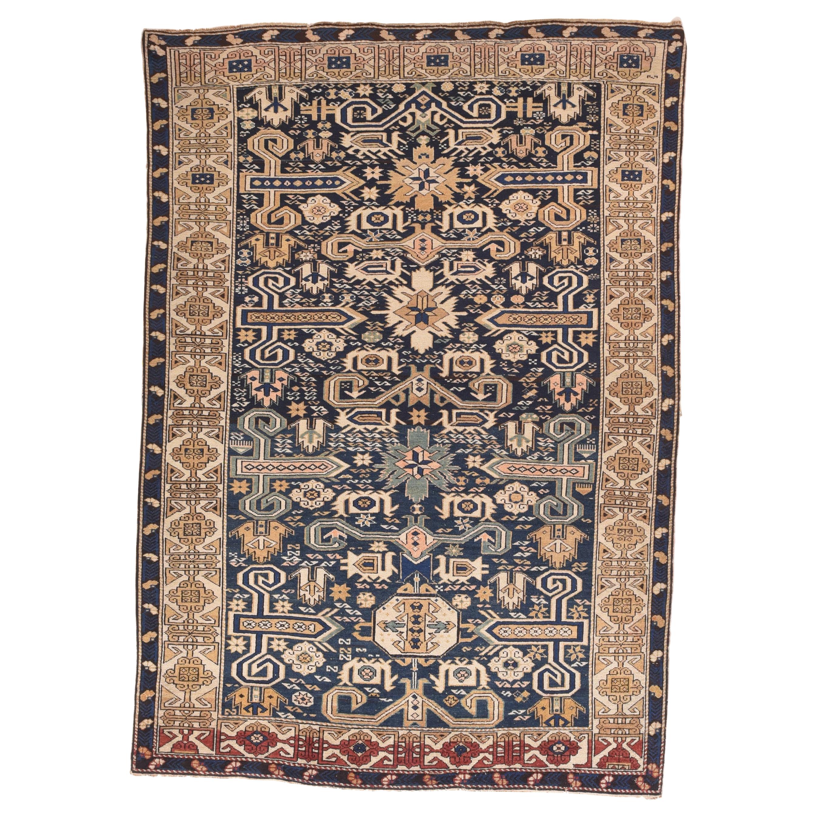 Antique Caucasian Shirvan Area Rug