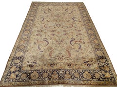 Fine Antique Silk Kayseri Rug