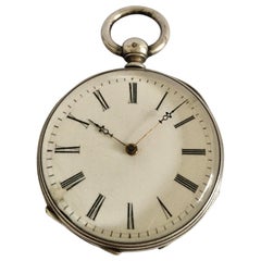 Fine Antique Silver Key-Wind Pocket Watch