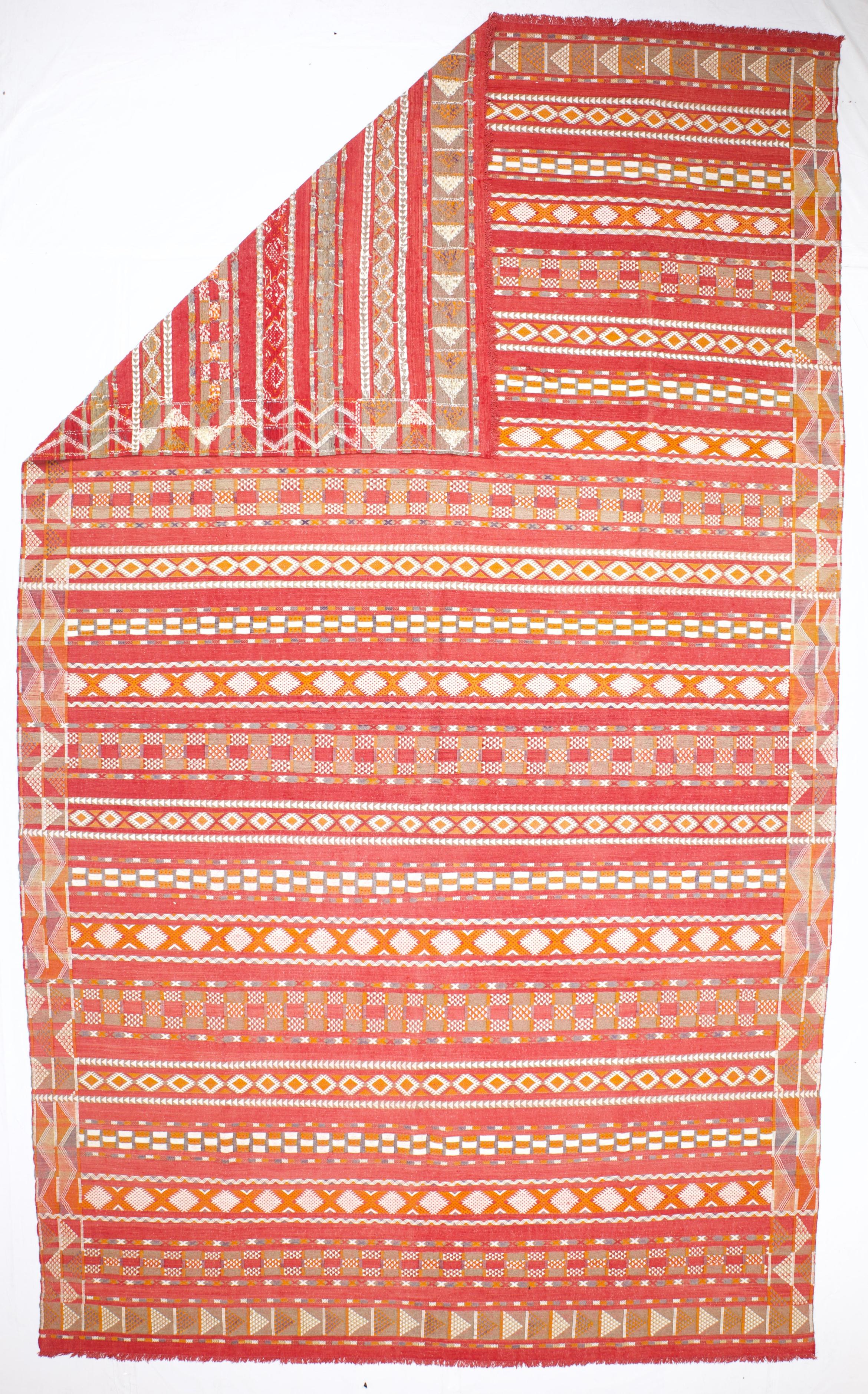 Fine Antique Swedish Kilim Flat Weave 9'7