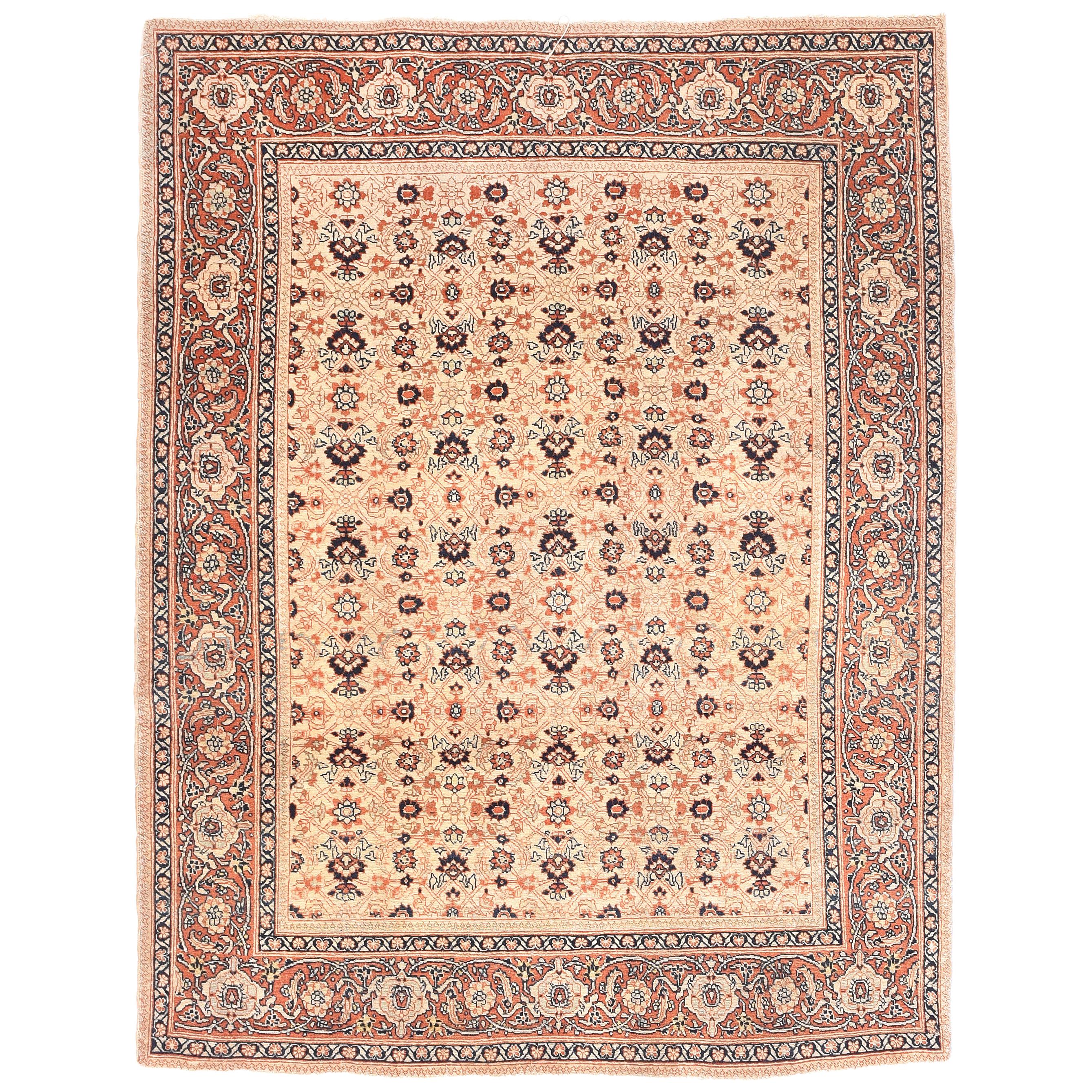 Antique Persian Tabriz Rug For Sale at 1stDibs