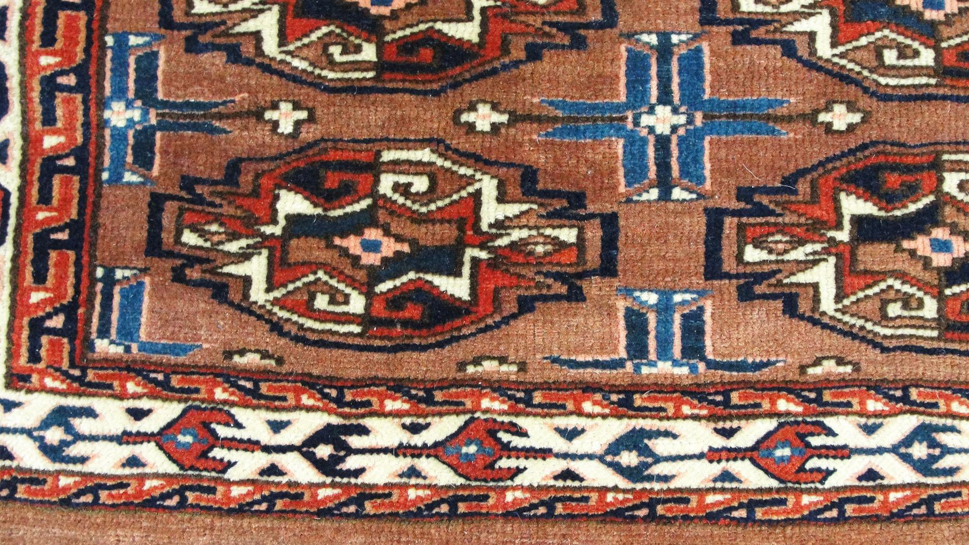 Tribal Fine Antique Tekke Turkomen Rug, circa 1900 For Sale