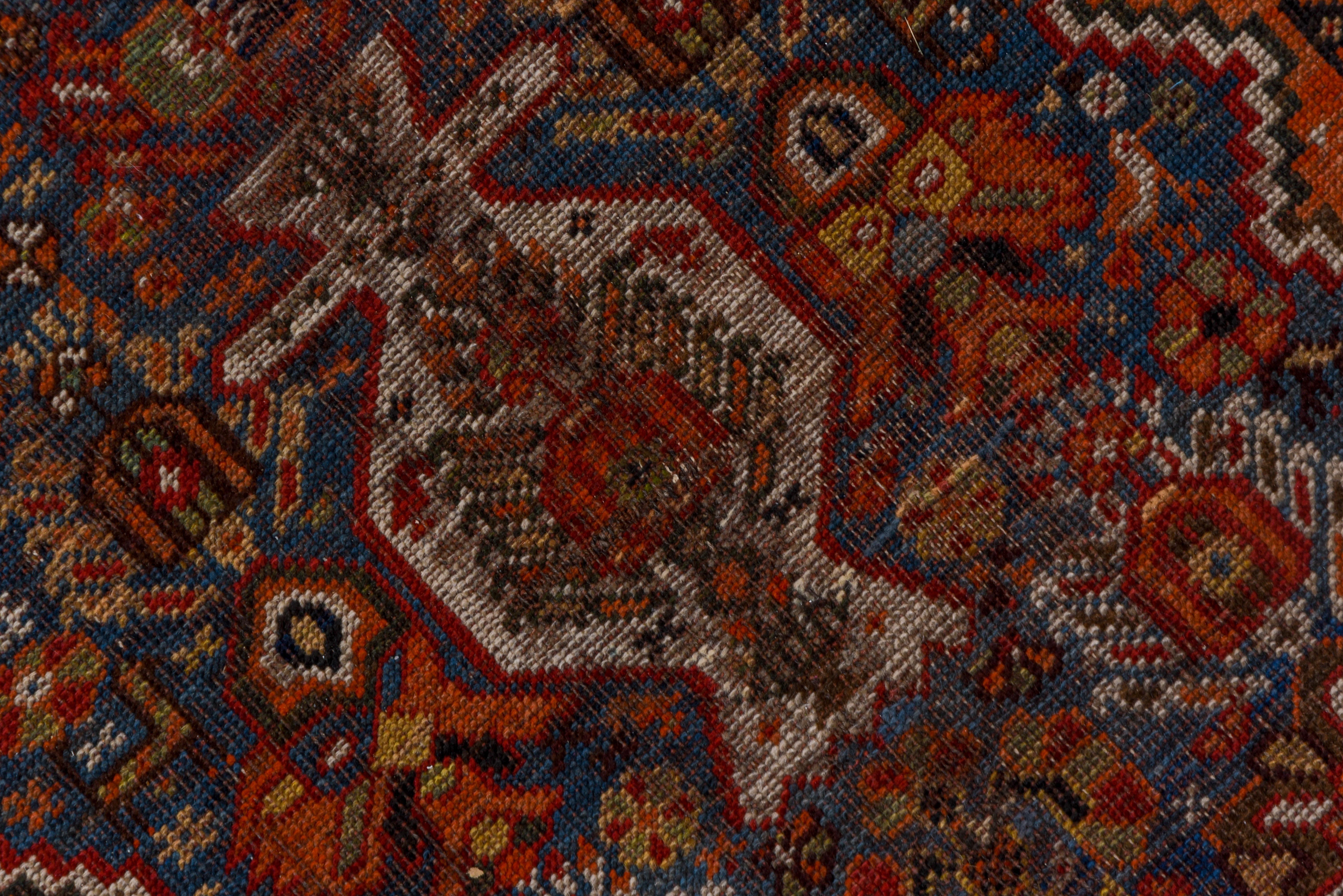 Hand-Knotted Fine Antique Tribal Qashqai Runner, circa 1920s For Sale