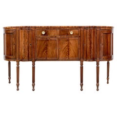 Fine Antique tSheraton Style Flame Mahogany Sideboard
