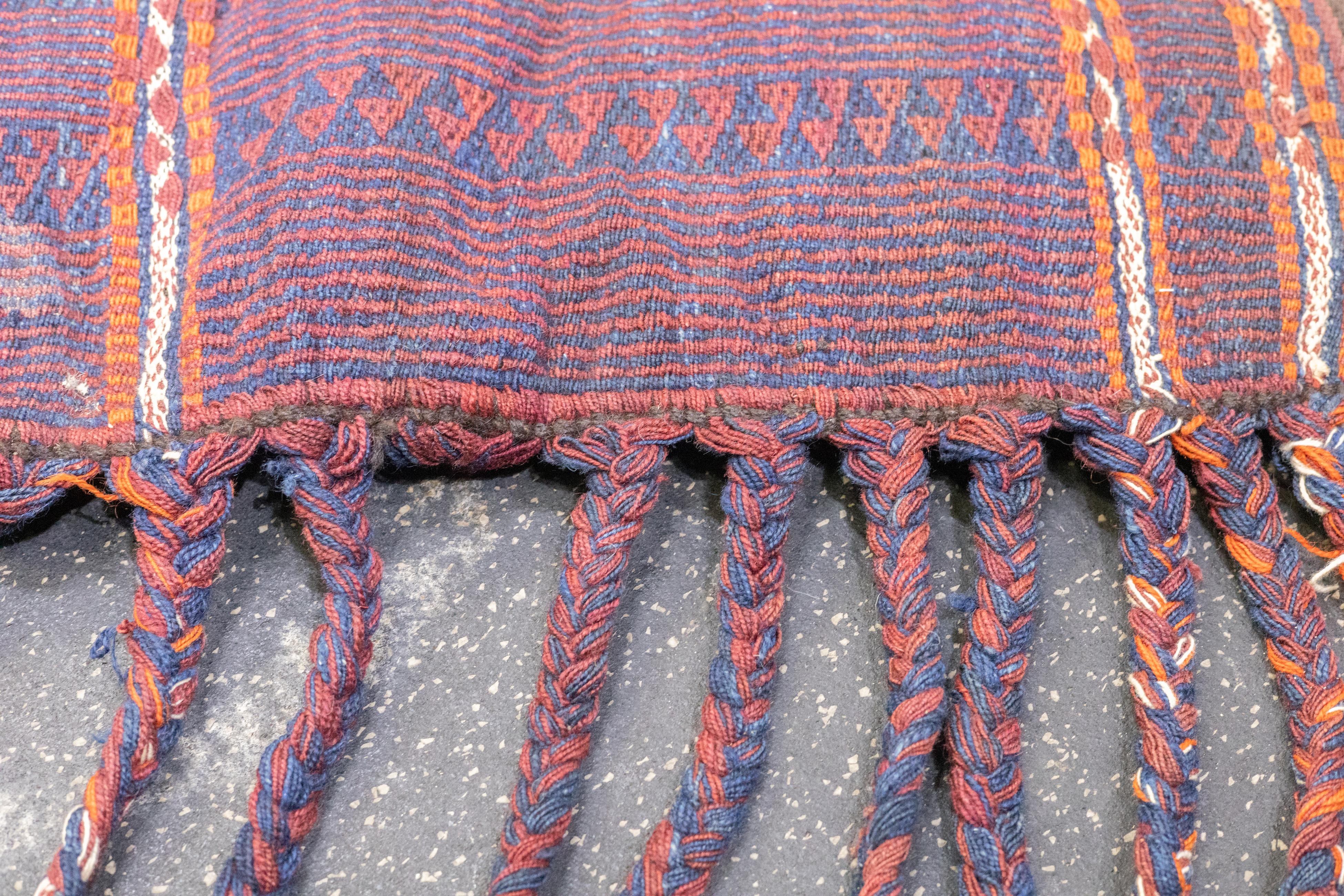 Fine Antique Turkeman Long Tent Band 1'9'' x 45'0