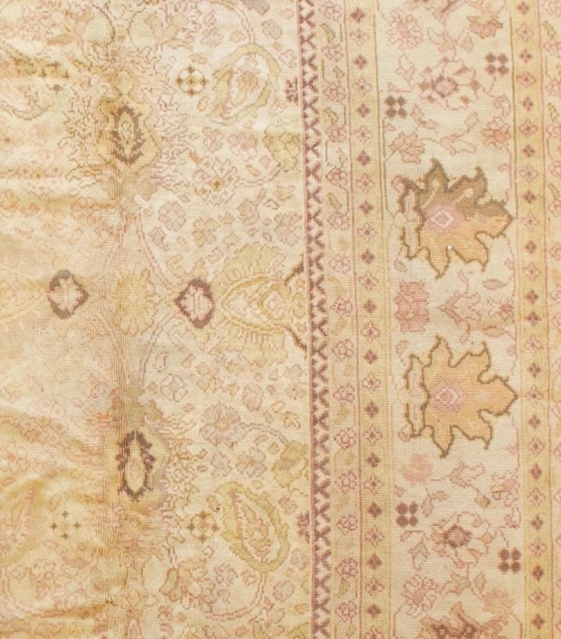 Tappeto antico Oushak Turco 9'6