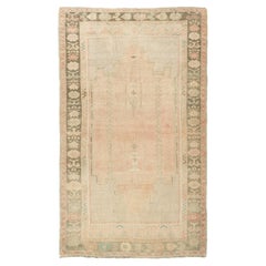 Fine Antique Turkish Oushak Wool Rug 4'8'' x 7'9''