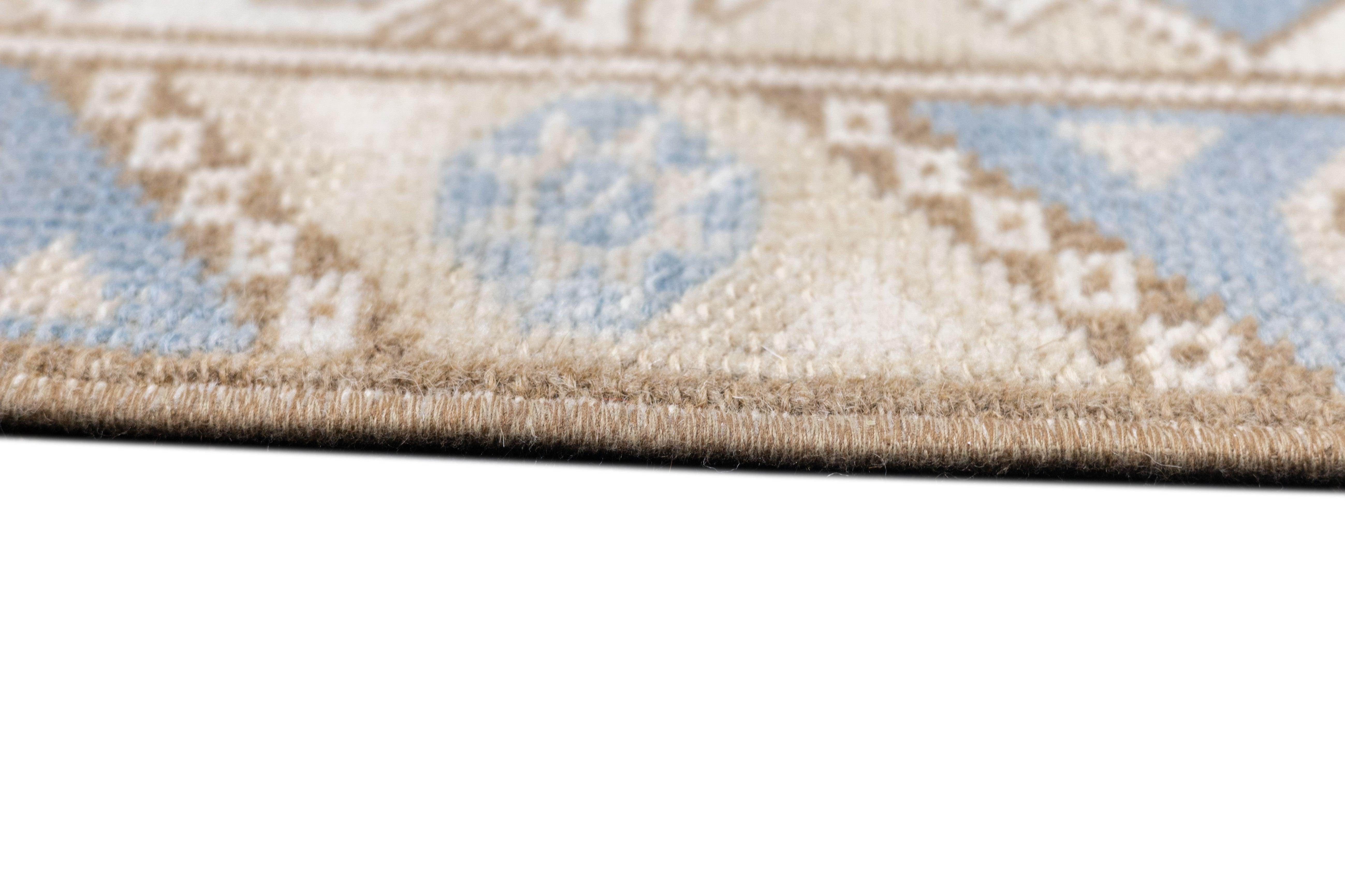 Fine Antique Turkish Oushak Wool Rug 6'6'' x 9'7'' For Sale 1