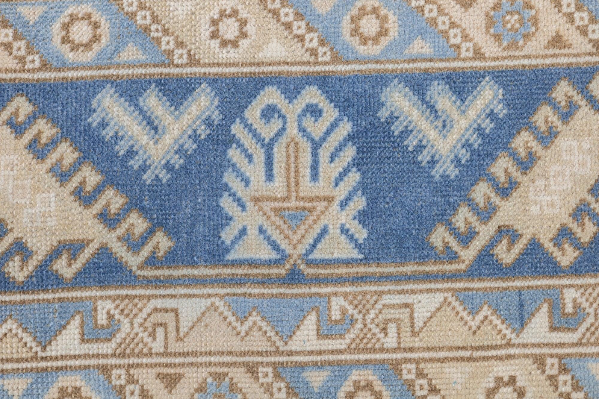 Fine Antique Turkish Oushak Wool Rug 6'6'' x 9'7'' For Sale 3