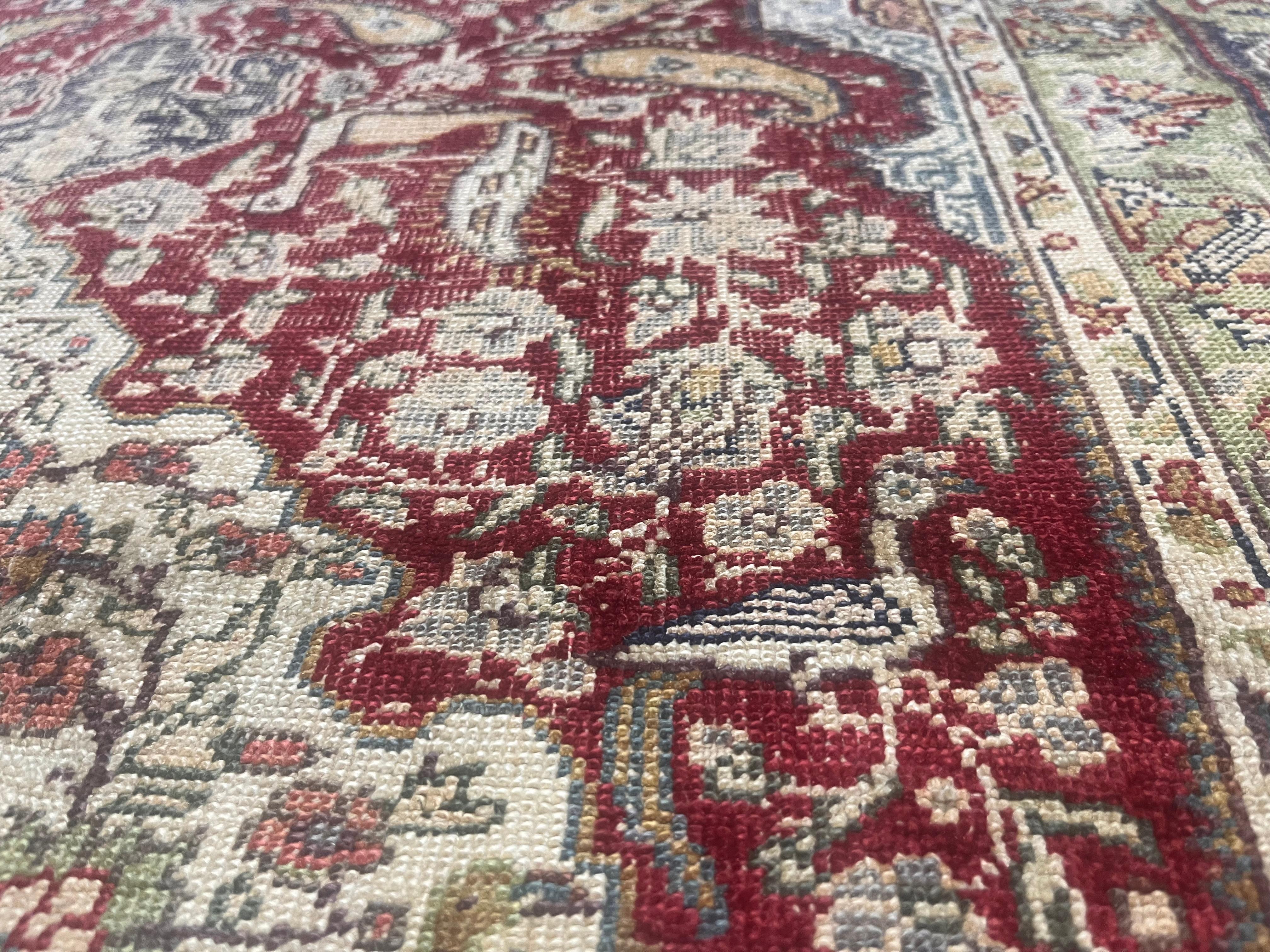 Tappeto antico in seta turca Kayseri 4'0
