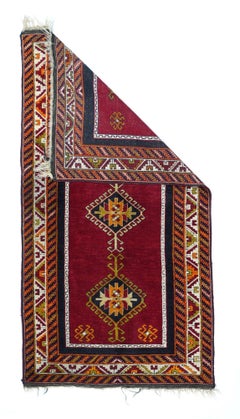 Fine Antique Turkish Tribal  Wool Rug 3'3'' x 6'3''