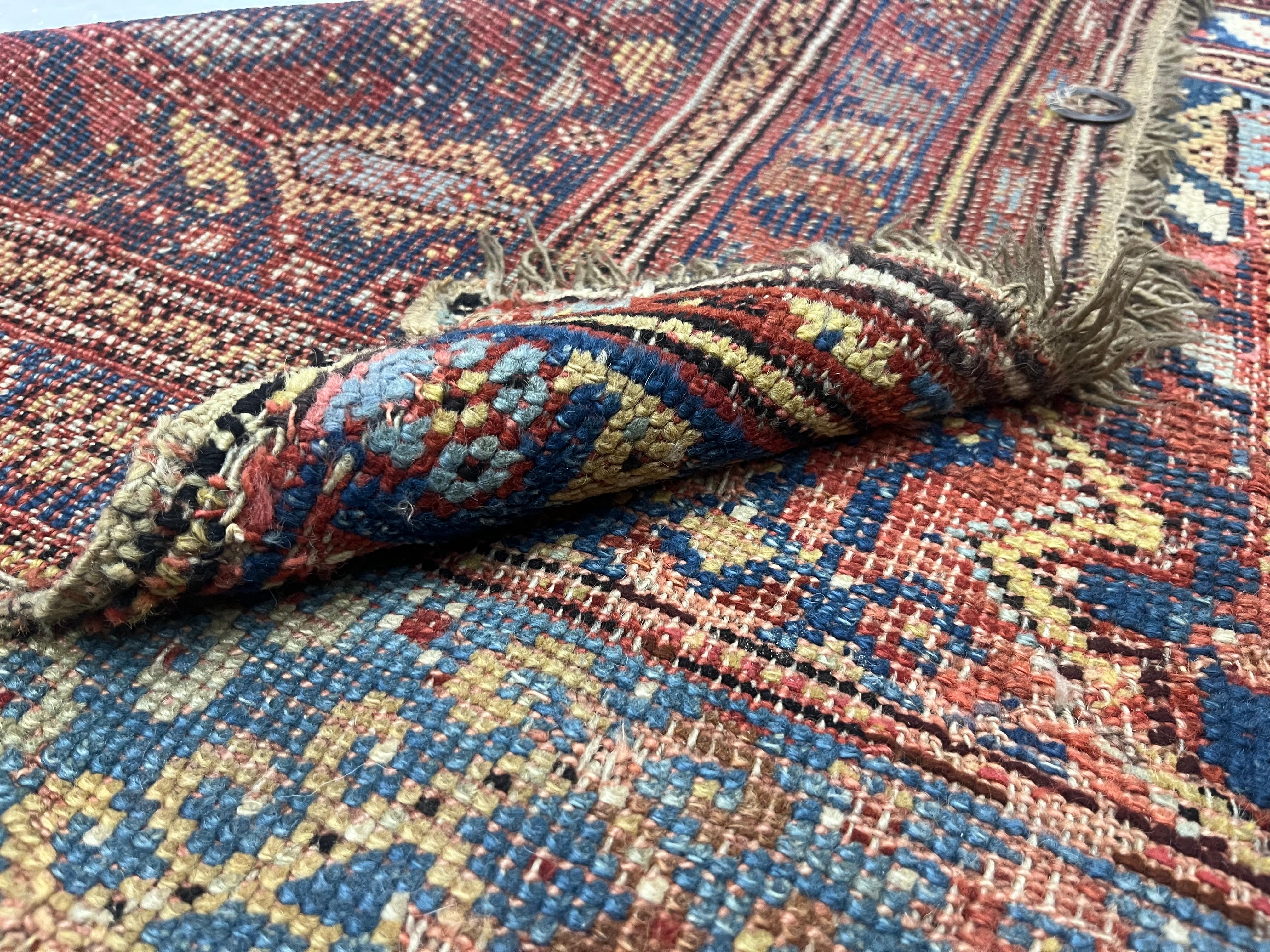 Feiner antiker türkischer Wollteppich 3'10