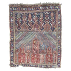 Fine Antique Turkish Wool Rug 3’10” x 4’9”