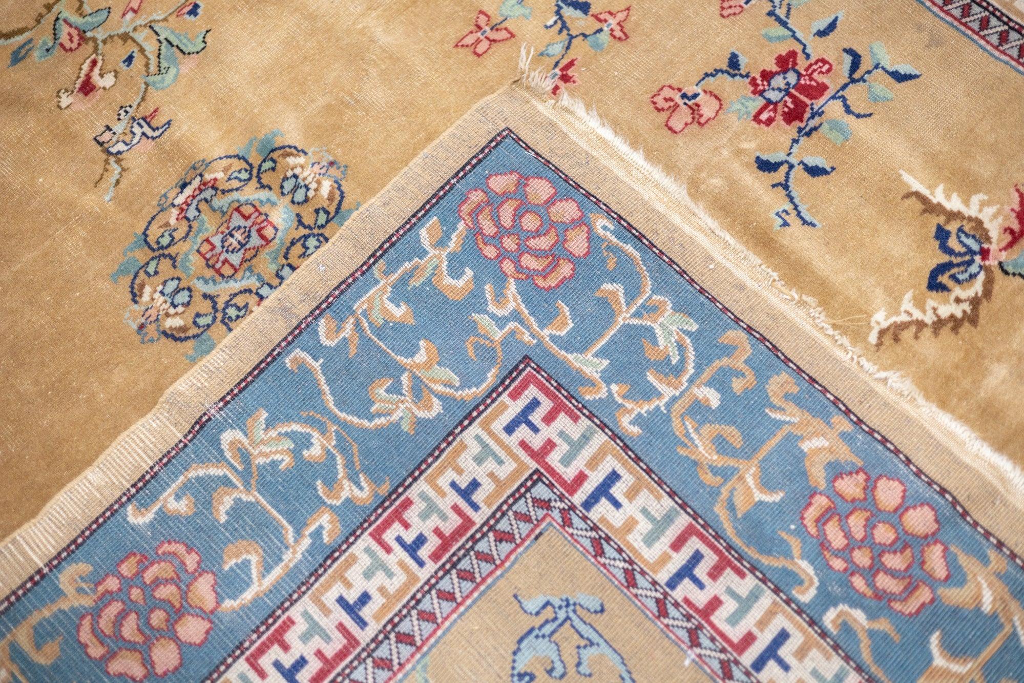 Feiner antiker türkischer Wollteppich 6'8'' x 9'2'' (Wolle) im Angebot