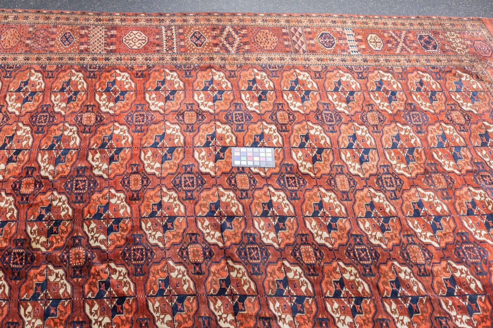 Feiner antiker Turkmen / Yamud Hauptteppich 6'10'' x 9'4'' im Angebot 3