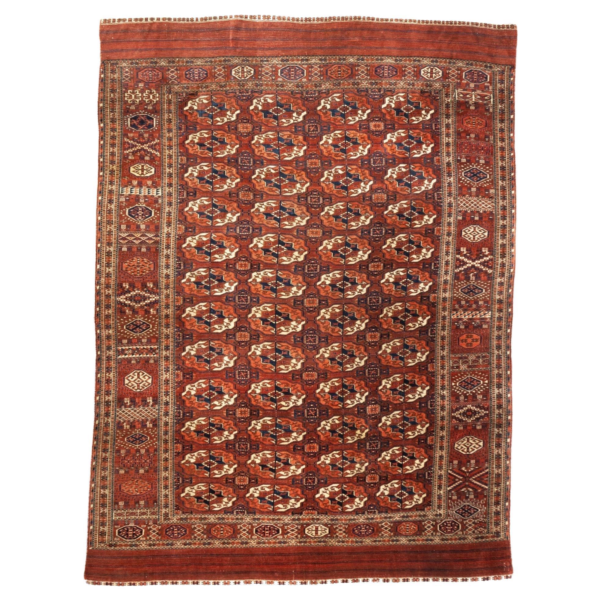 Fine Antique Turkmen / Yamud Main Carpet 6'10'' x 9'4''