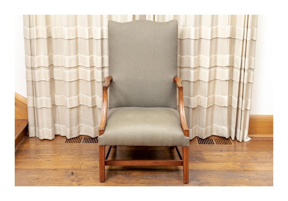 Fine Antique Upholstered Armchair For Sale 7