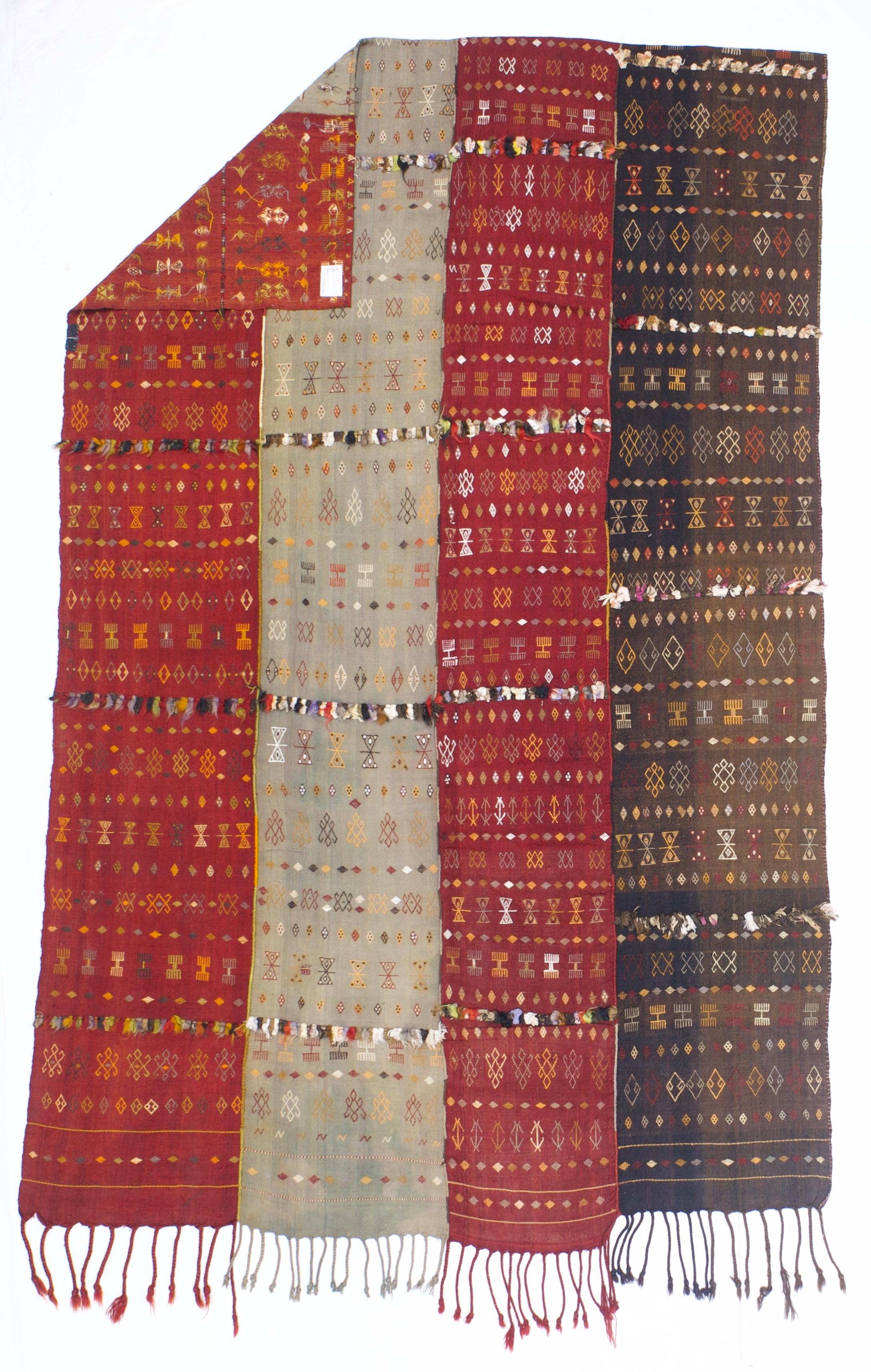 Fine Antique Uzbek Kilim Rug 5'9