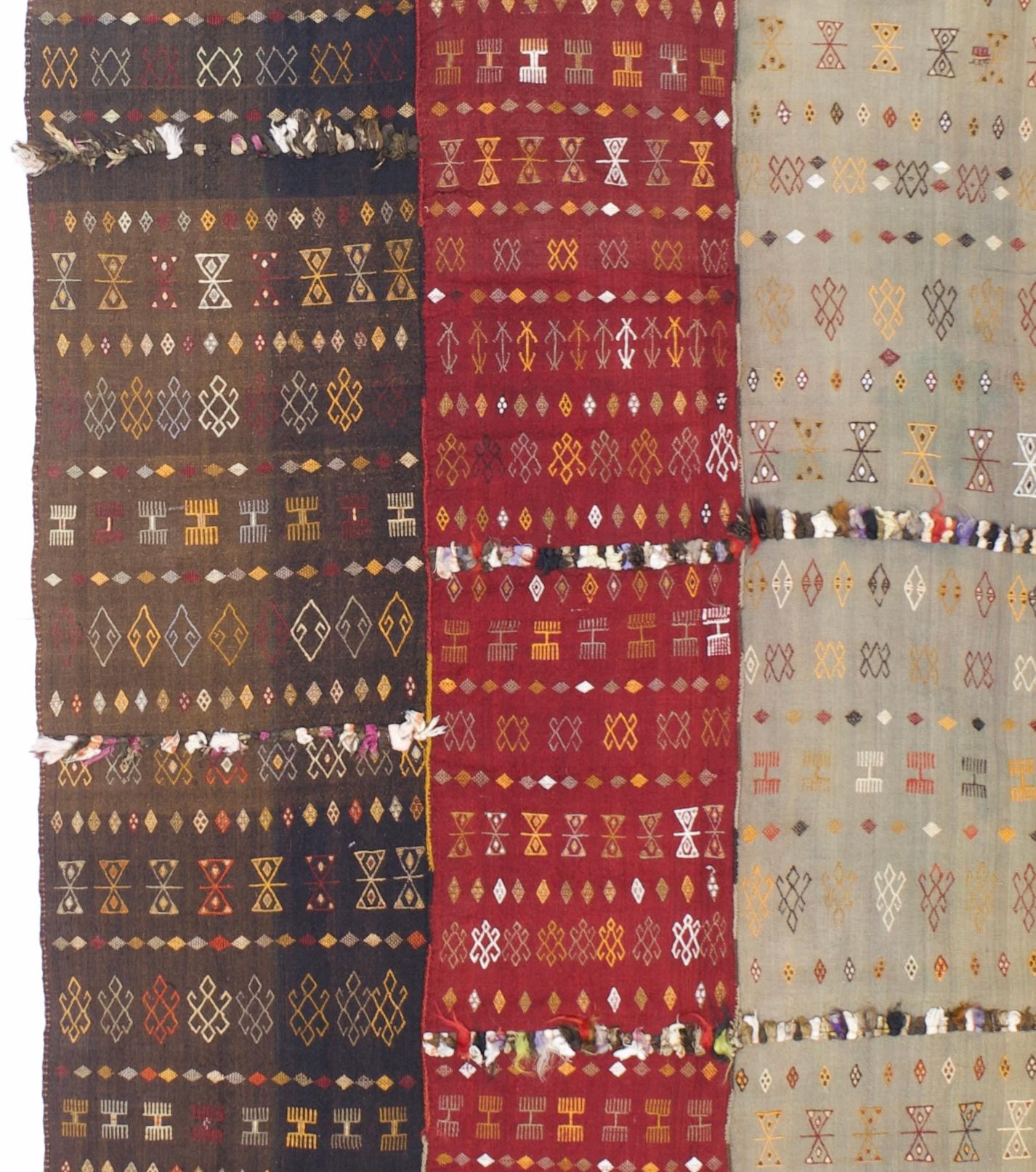 Fine Antique Uzbek Kilim Rug 5'9
