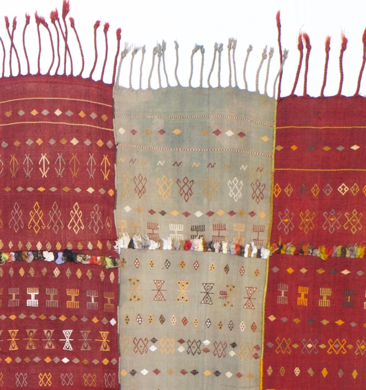 Fine Antique Uzbek Kilim Rug 5'9