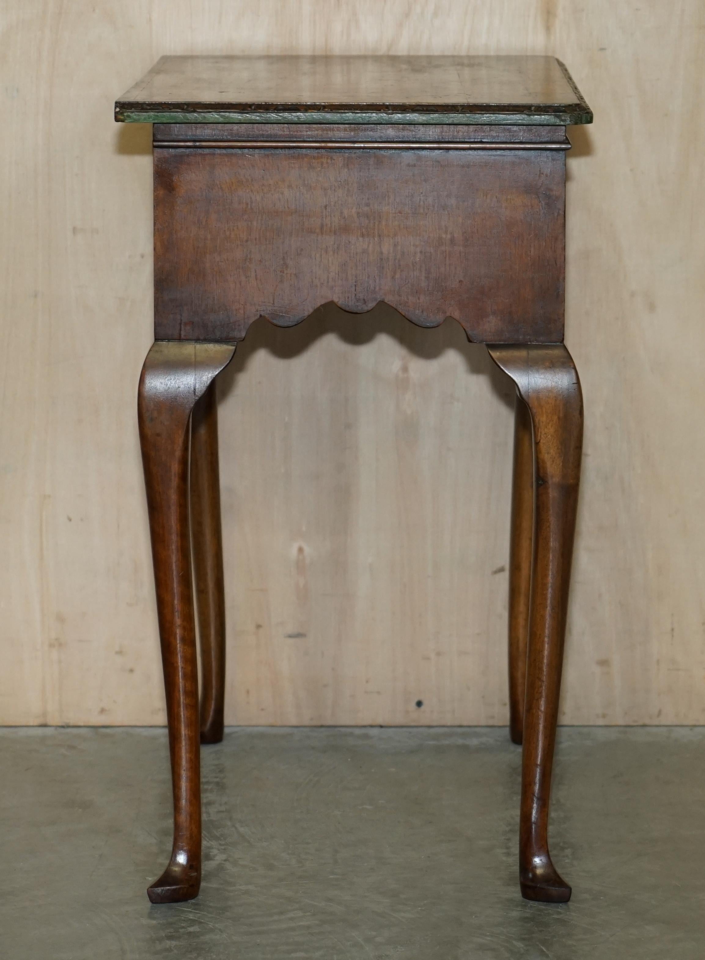 Fina Lámpara Lateral Chinoiserie China Antigua Pintada a Mano Mesa de Vino en venta 10