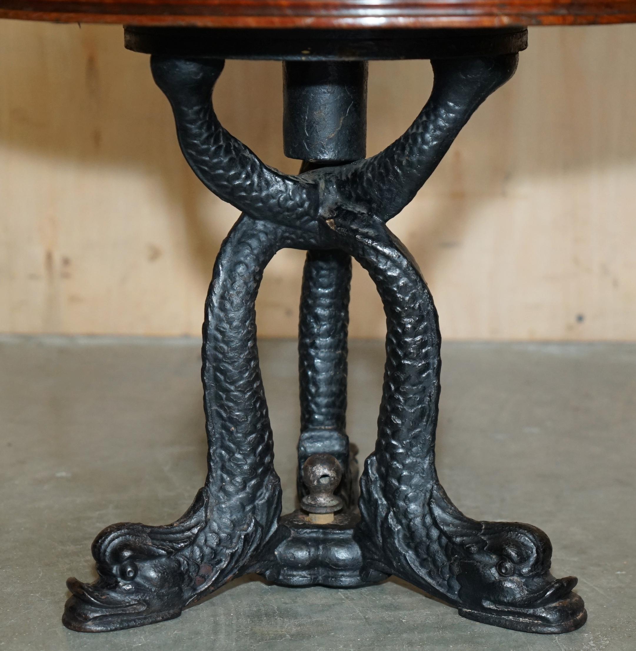 FINE ANTIQUE VICTORIAN RESTORED BROWN LEATHER CHESTERFIELD TUFTED CAPTAINS CHAiR im Angebot 4