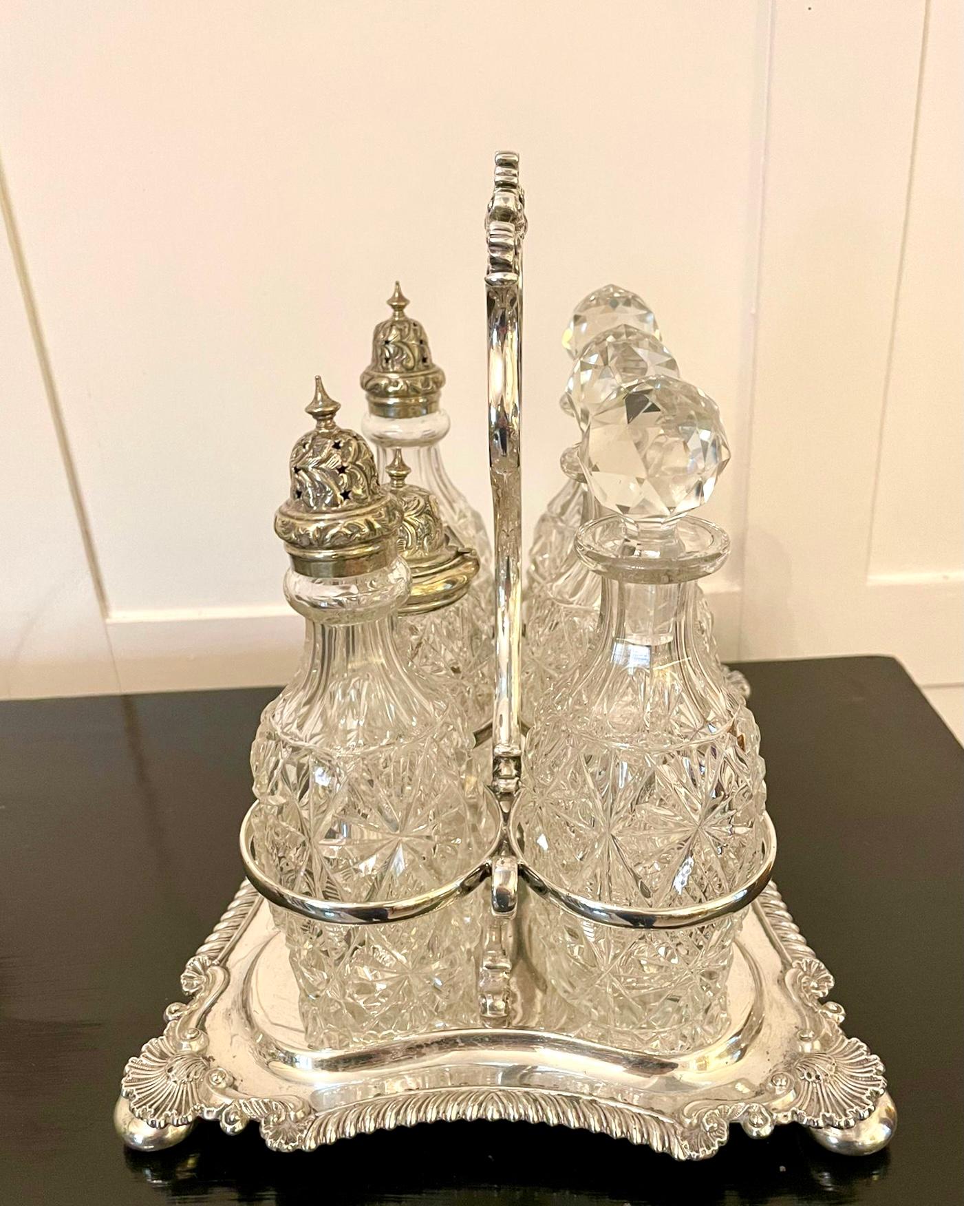victorian cruet set