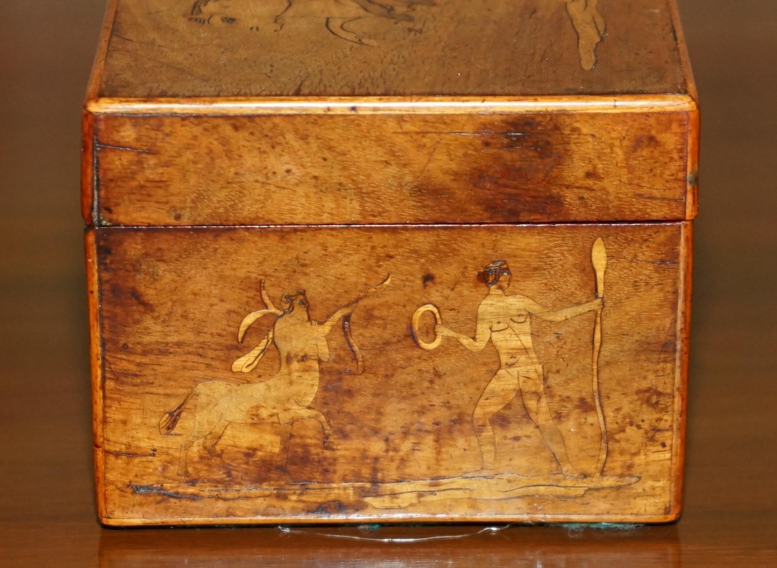 FiNE ANTIQUE VICTORIAN STAUNTON CHESS Set & CHESSBOARD IN ROMAN HORSE INLAID  Box im Zustand „Gut“ im Angebot in West Sussex, Pulborough