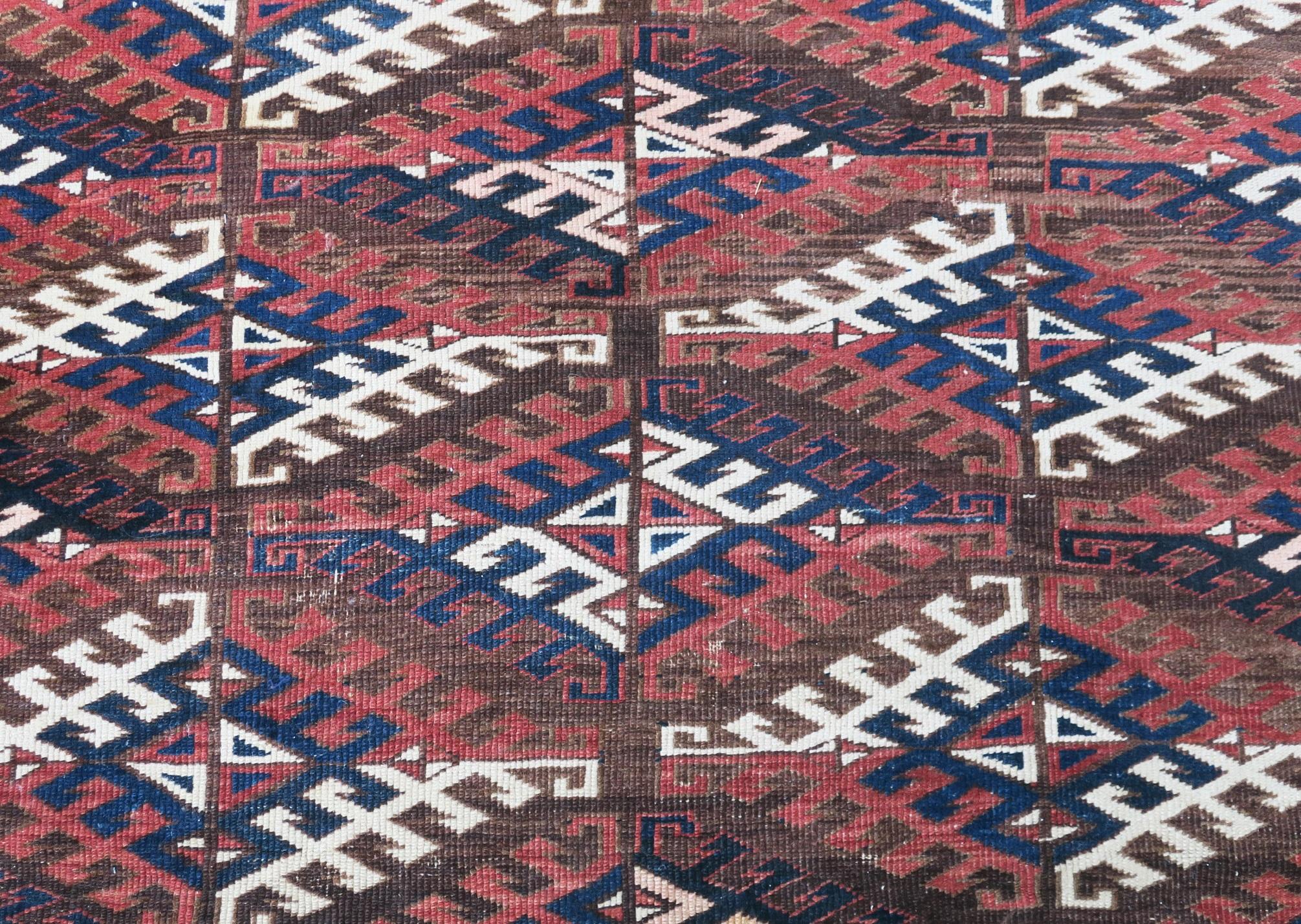 Fine Antique Yomud Main Carpet, 1890 For Sale 3